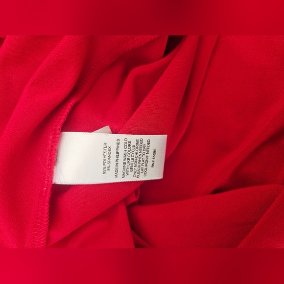 Express- Sleeveless Wrap Dress Women's Vibrant Red Sz SP - Picture 6 of 6